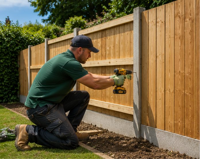 Garden Fencing by J Lamb Tree Surgery