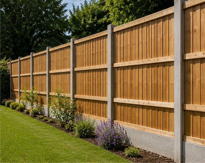 Garden Fencing work in progress