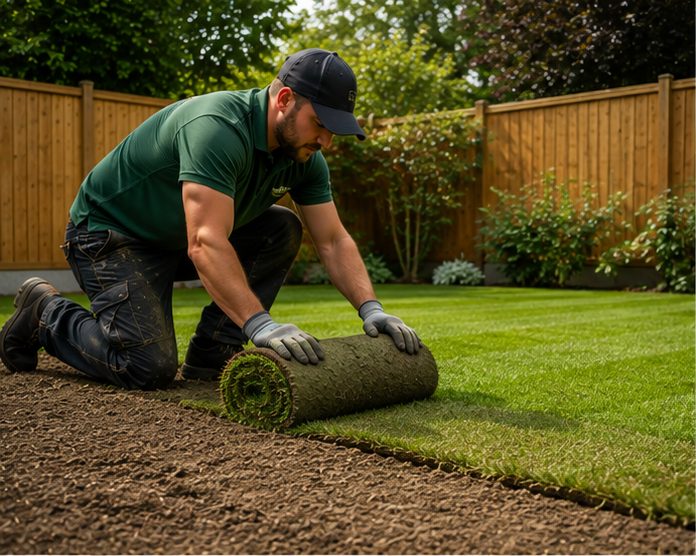 Turfing by J Lamb Tree Surgery
